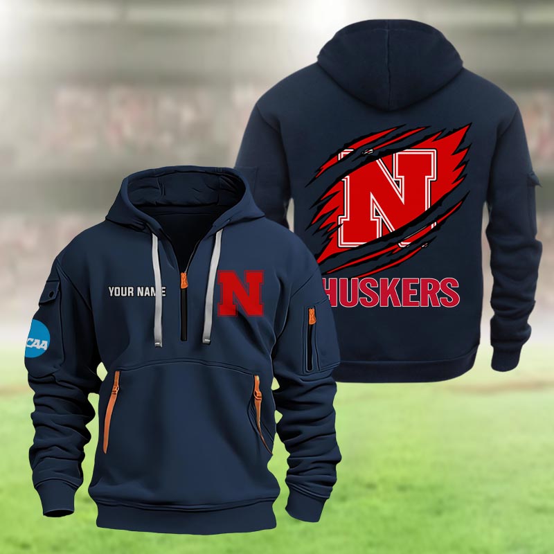 Nebraska Cornhuskers Heavy Hoodie - Famjoys Nebraska Cornhuskers Heavy Hoodie - Famjoys