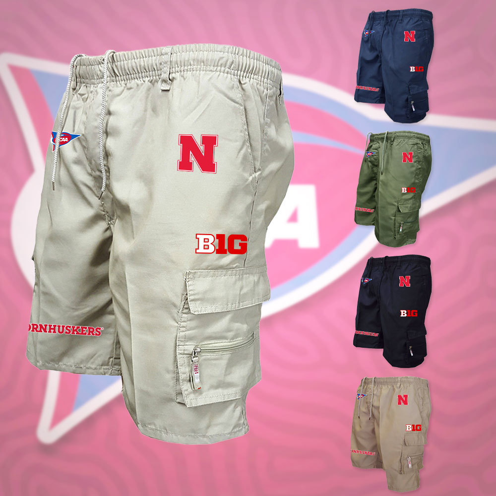 Nebraska Cornhuskers HUSKERs Man Shorts - Famjoys Nebraska Cornhuskers HUSKERs Man Shorts - Famjoys