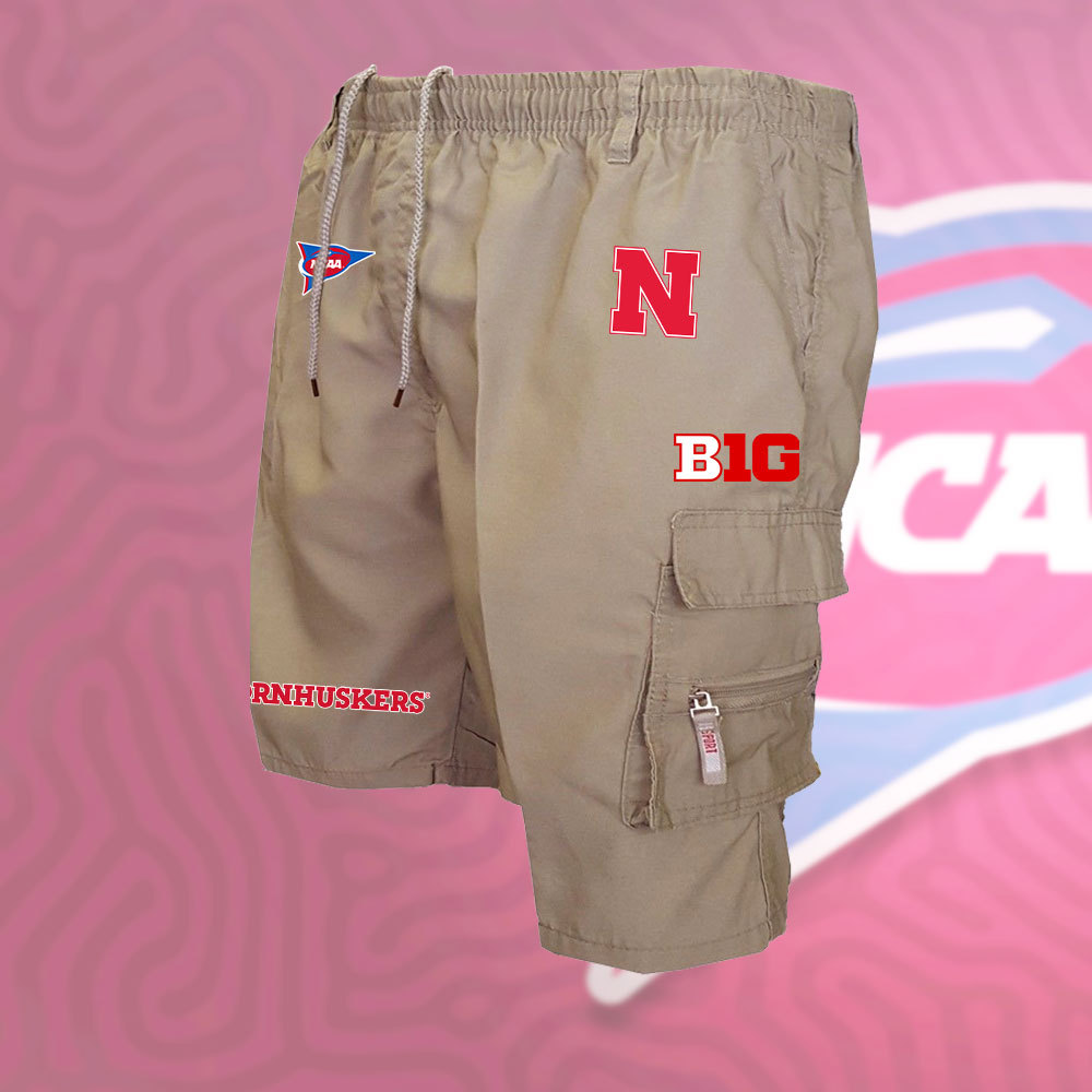 Nebraska Cornhuskers HUSKERs Man Shorts - Famjoys Nebraska Cornhuskers HUSKERs Man Shorts - Famjoys