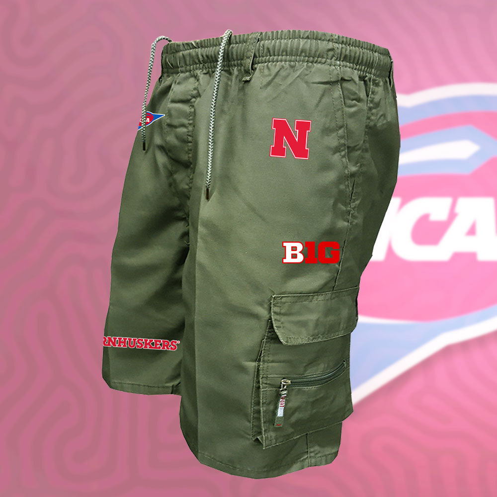 Nebraska Cornhuskers HUSKERs Man Shorts - Famjoys Nebraska Cornhuskers HUSKERs Man Shorts - Famjoys