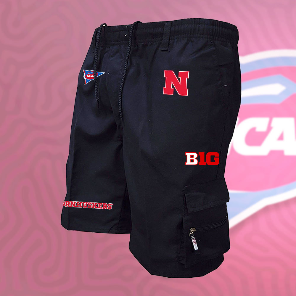 Nebraska Cornhuskers HUSKERs Man Shorts - Famjoys Nebraska Cornhuskers HUSKERs Man Shorts - Famjoys