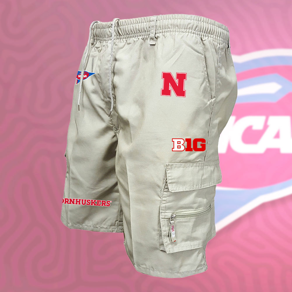 Nebraska Cornhuskers HUSKERs Man Shorts - Famjoys Nebraska Cornhuskers HUSKERs Man Shorts - Famjoys