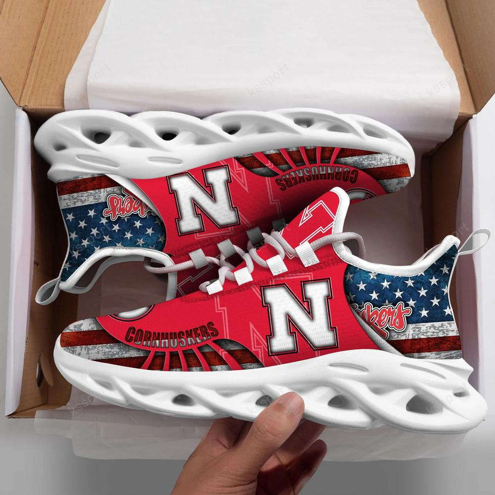 Nebraska Cornhuskers Max Soul Clunky Shoes - Famjoys Nebraska Cornhuskers Max Soul Clunky Shoes - Famjoys