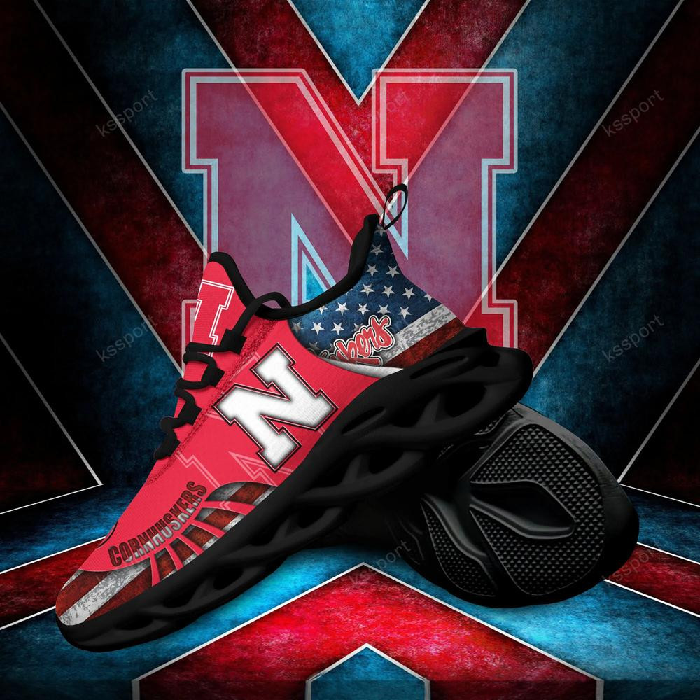 Nebraska Cornhuskers Max Soul Clunky Shoes - Famjoys Nebraska Cornhuskers Max Soul Clunky Shoes - Famjoys