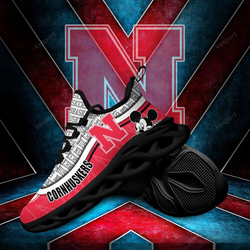 Nebraska Cornhuskers Max Soul Clunky Sneakers - Famjoys Nebraska Cornhuskers Max Soul Clunky Sneakers - Famjoys