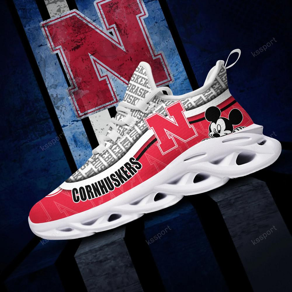 Nebraska Cornhuskers Max Soul Clunky Sneakers - Famjoys Nebraska Cornhuskers Max Soul Clunky Sneakers - Famjoys