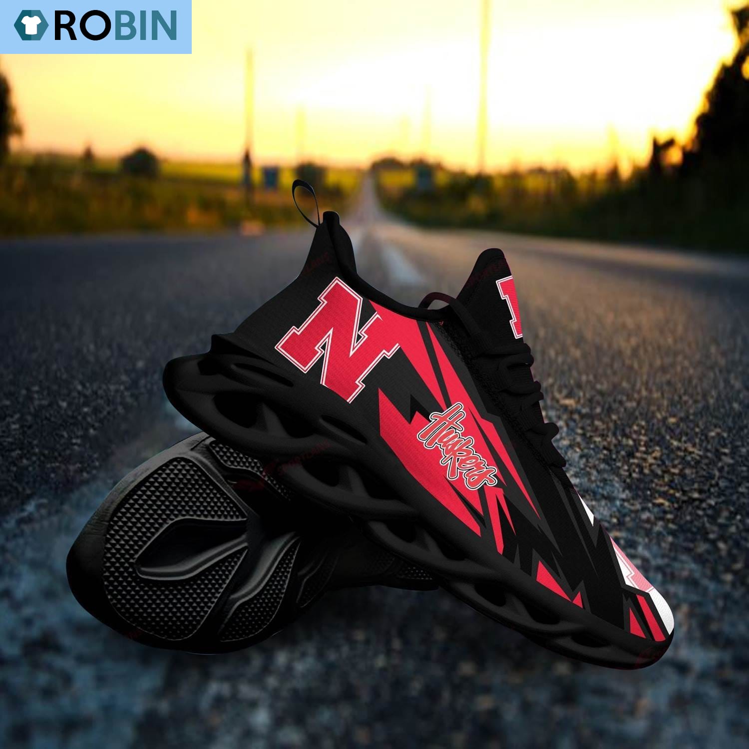 Nebraska Cornhuskers Sneakers - Famjoys Nebraska Cornhuskers Sneakers - Famjoys