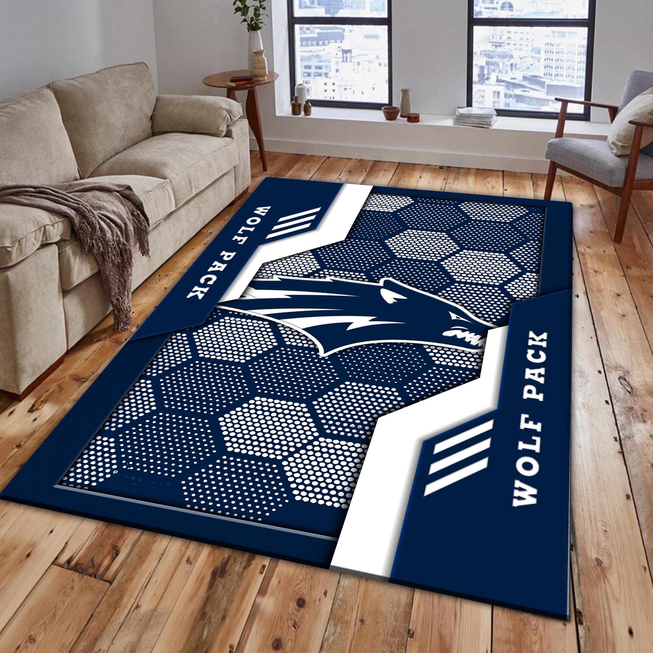 Nevada Wolf Pack Area Rugs 3783