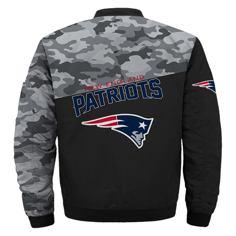 New England Patriots Camo Jacket - Famjoys New England Patriots Camo Jacket - Famjoys