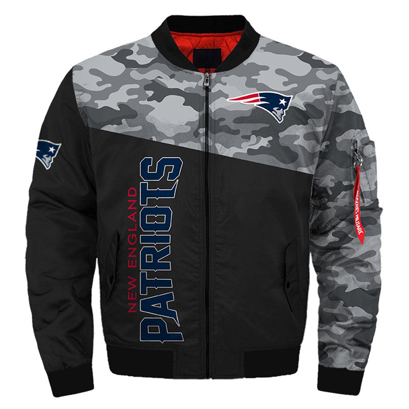 New England Patriots Camo Jacket - Famjoys New England Patriots Camo Jacket - Famjoys