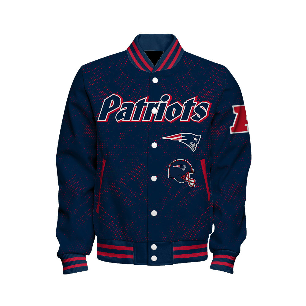 New England Patriots - Continue Writing The Dream Unisex Varsity Jacket - Famjoys New England Patriots - Continue Writing The Dream Unisex Varsity Jacket - Famjoys