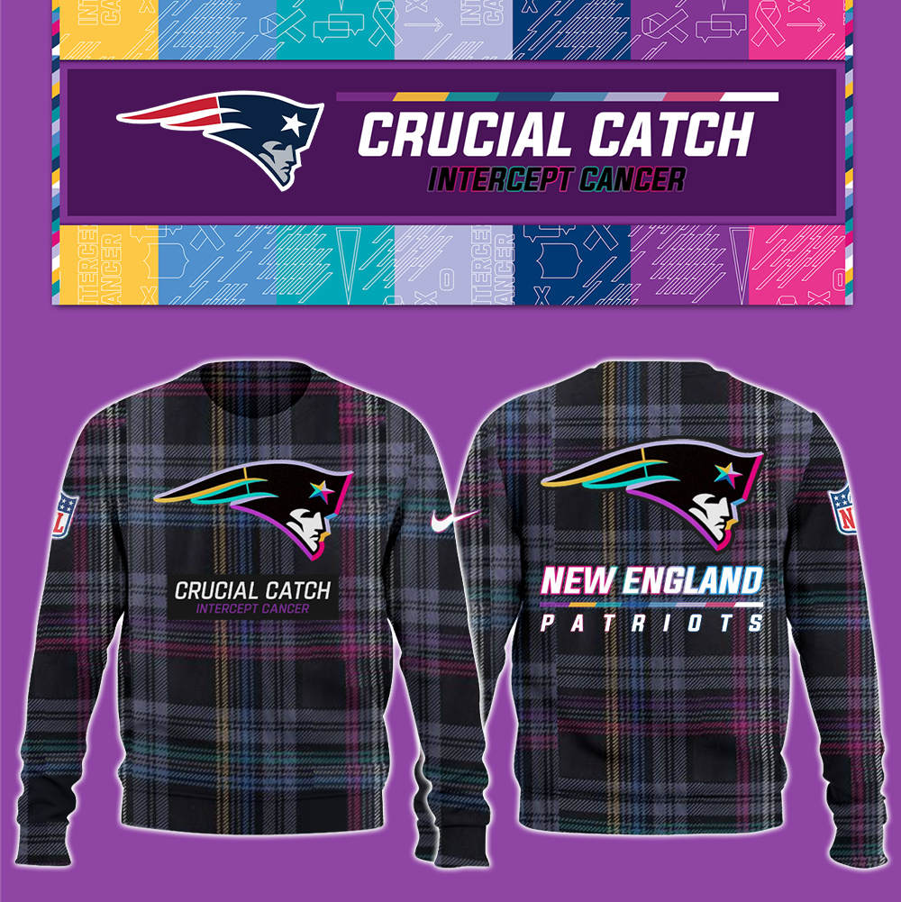 New England Patriots Crucial Catch Hoodie V2 - Famjoys New England Patriots Crucial Catch Hoodie V2 - Famjoys