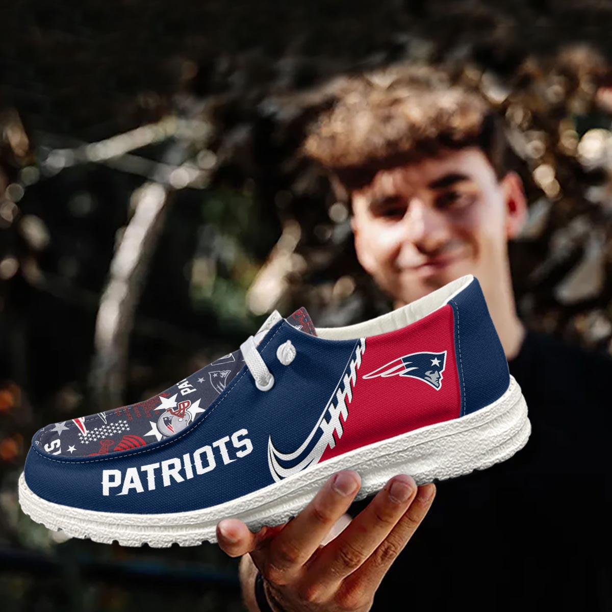 New England Patriots Hey Dudes - Famjoys New England Patriots Hey Dudes - Famjoys