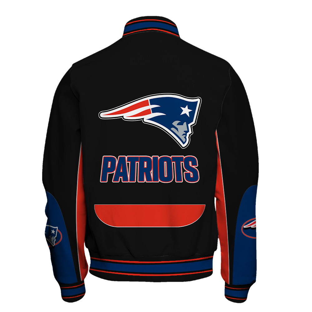 New England Patriots - In Sync With The Home Team Unisex Varsity Jacket - Famjoys New England Patriots - In Sync With The Home Team Unisex Varsity Jacket - Famjoys