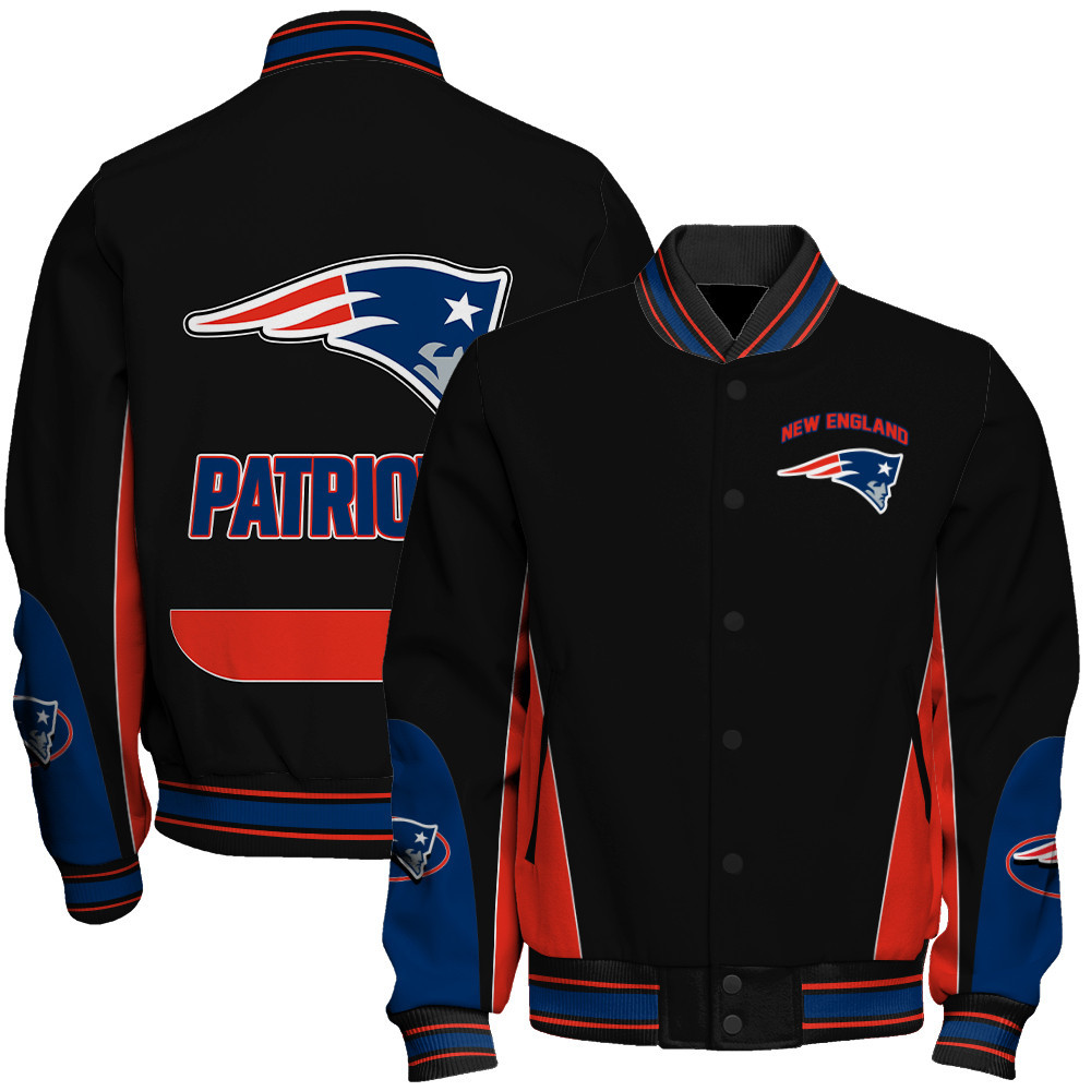 New England Patriots - In Sync With The Home Team Unisex Varsity Jacket - Famjoys New England Patriots - In Sync With The Home Team Unisex Varsity Jacket - Famjoys