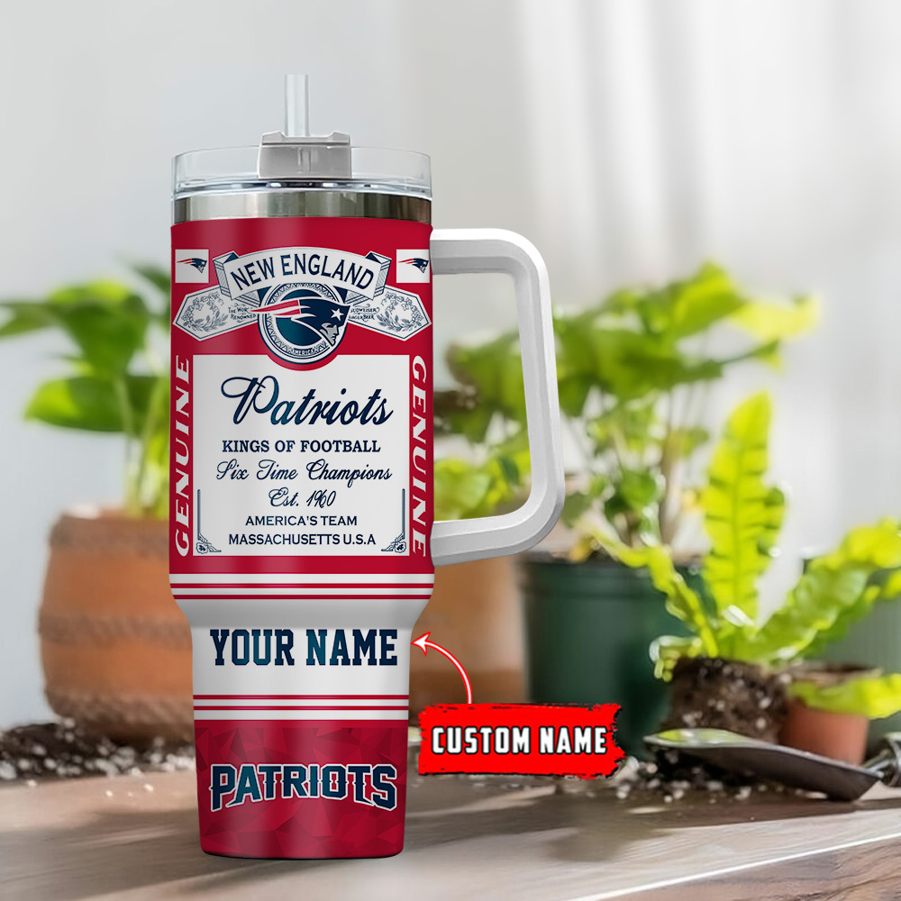 New England Patriots-Kings of Football Personalized Tumbler 40Oz-SP02012422ID06DS02 - Famjoys New England Patriots-Kings of Football Personalized Tumbler 40Oz-SP02012422ID06DS02 - Famjoys