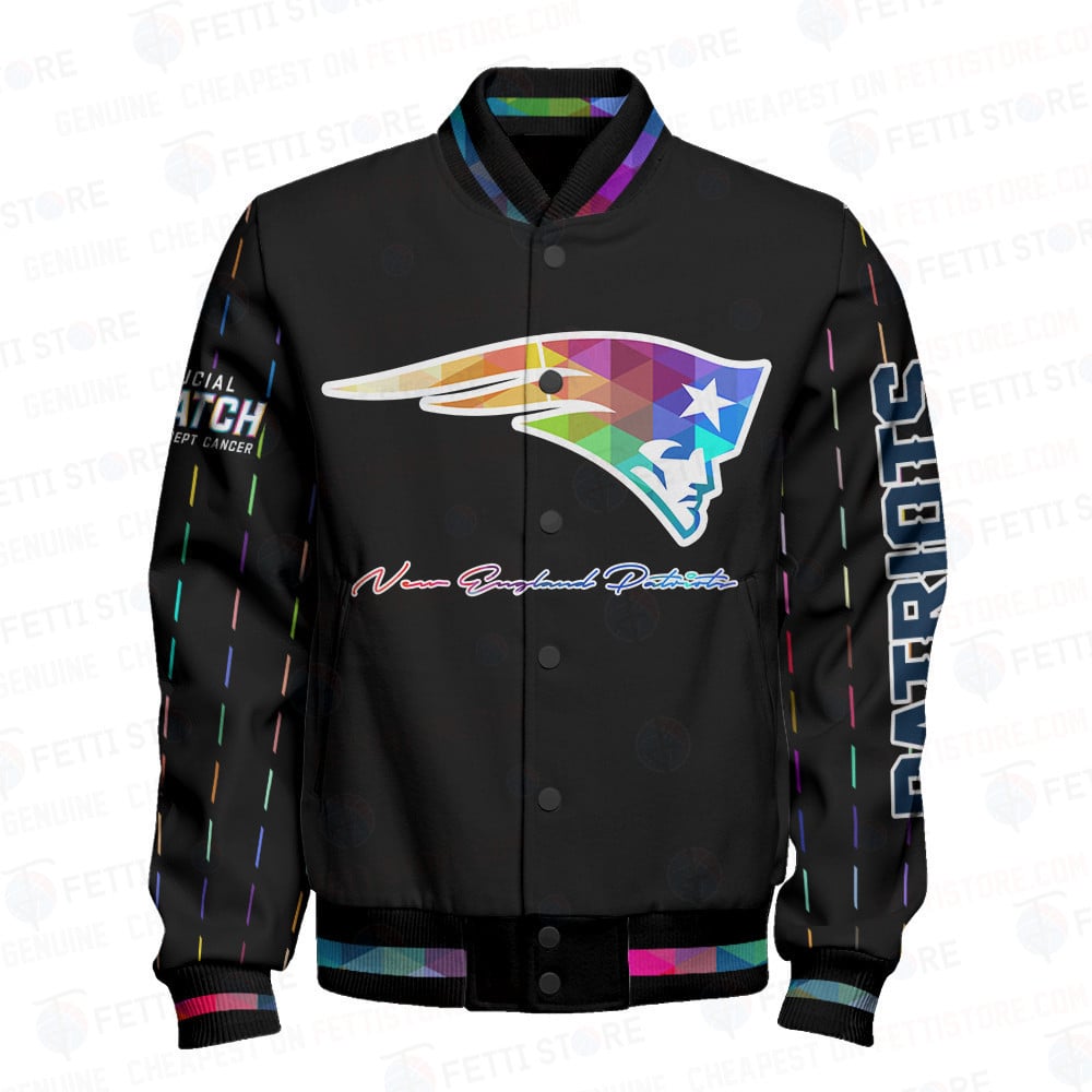 New England Patriots - National Football League AOP Varsity Jacket V2 - Famjoys New England Patriots - National Football League AOP Varsity Jacket V2 - Famjoys