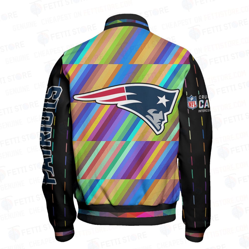 New England Patriots - National Football League AOP Varsity Jacket V2 - Famjoys New England Patriots - National Football League AOP Varsity Jacket V2 - Famjoys