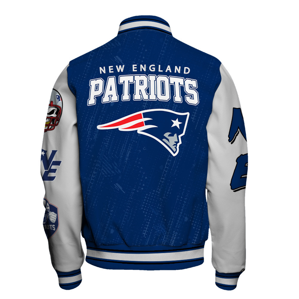 New England Patriots National Football League Conquer Every Field Unisex Varsity Jacket - Famjoys New England Patriots National Football League Conquer Every Field Unisex Varsity Jacket - Famjoys