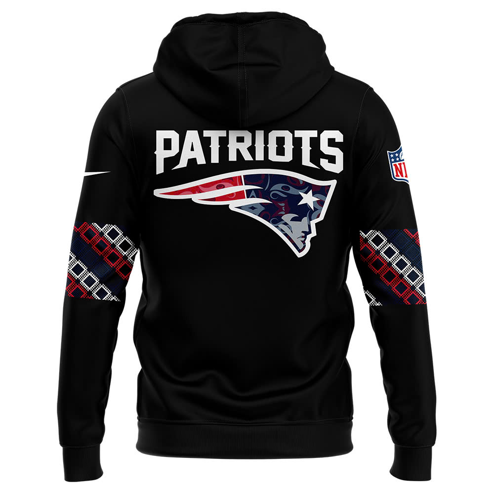 New England Patriots Native American Heritage Month Premium Pullover Hoodie - Famjoys New England Patriots Native American Heritage Month Premium Pullover Hoodie - Famjoys