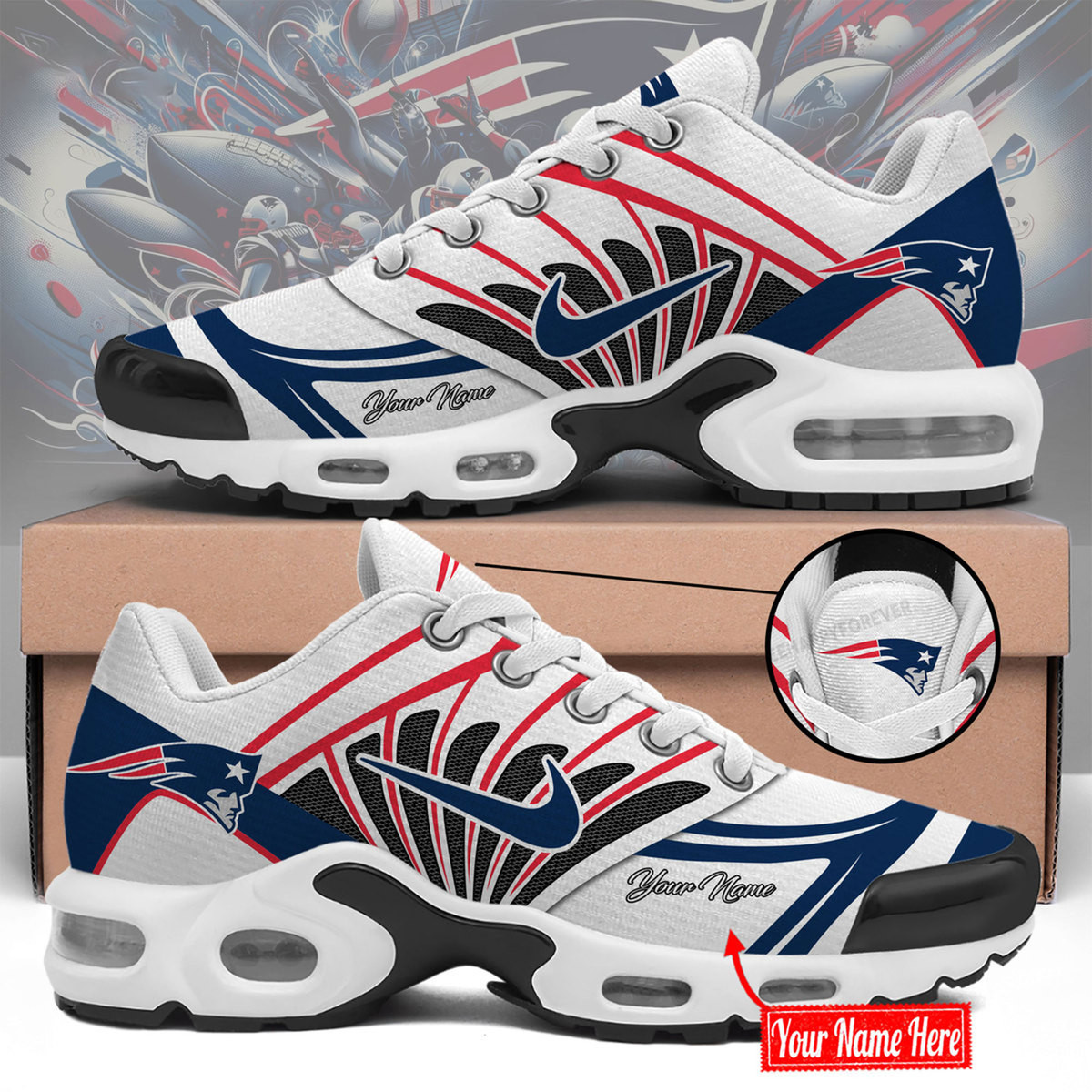 New England Patriots New Shoes - Famjoys New England Patriots New Shoes - Famjoys