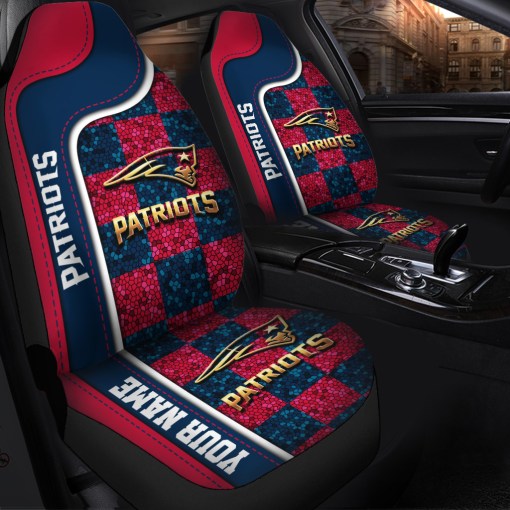 New England Patriots Personalized Car Seat Covers BGCSC655 - Famjoys New England Patriots Personalized Car Seat Covers BGCSC655 - Famjoys