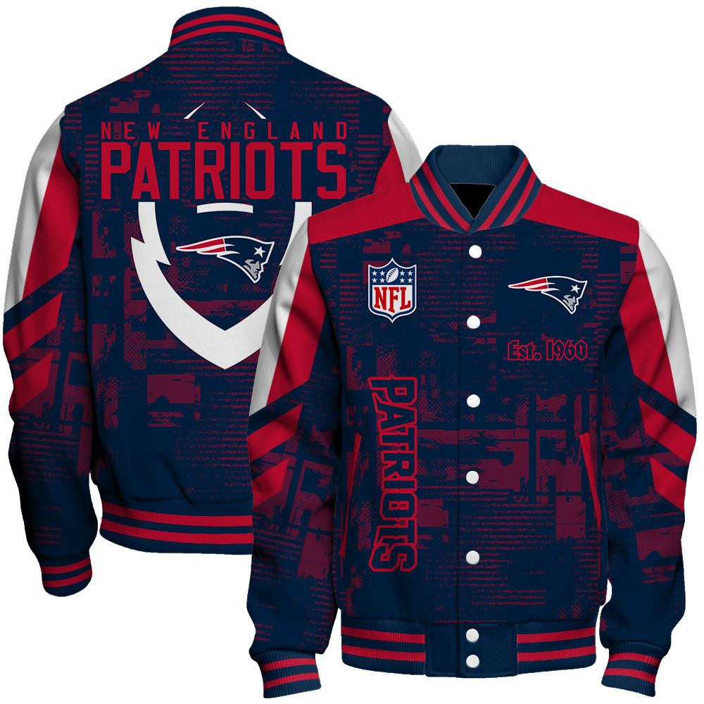 New England Patriots - Proud To Be Different Unisex Varsity Jacket - Famjoys New England Patriots - Proud To Be Different Unisex Varsity Jacket - Famjoys