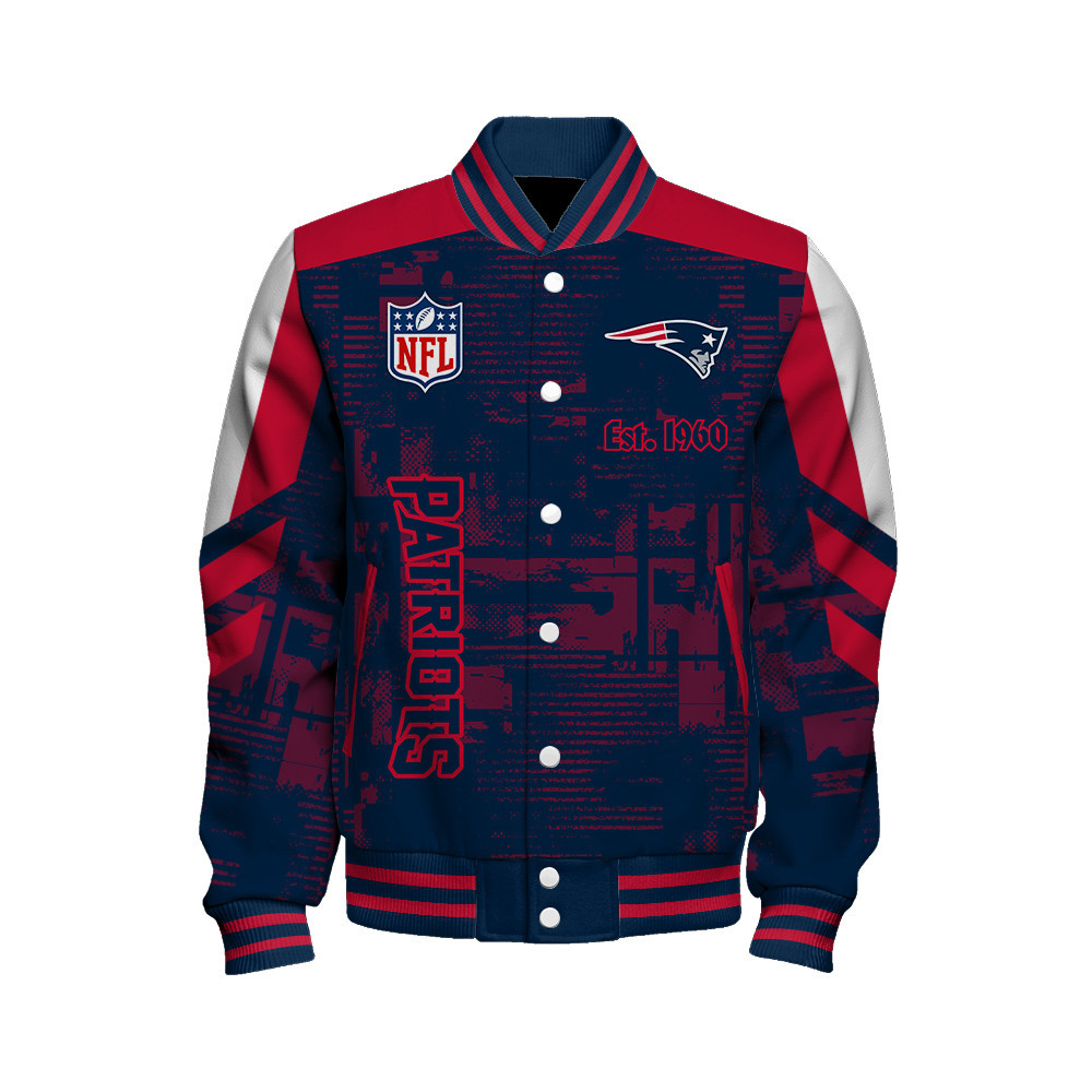 New England Patriots - Proud To Be Different Unisex Varsity Jacket - Famjoys New England Patriots - Proud To Be Different Unisex Varsity Jacket - Famjoys