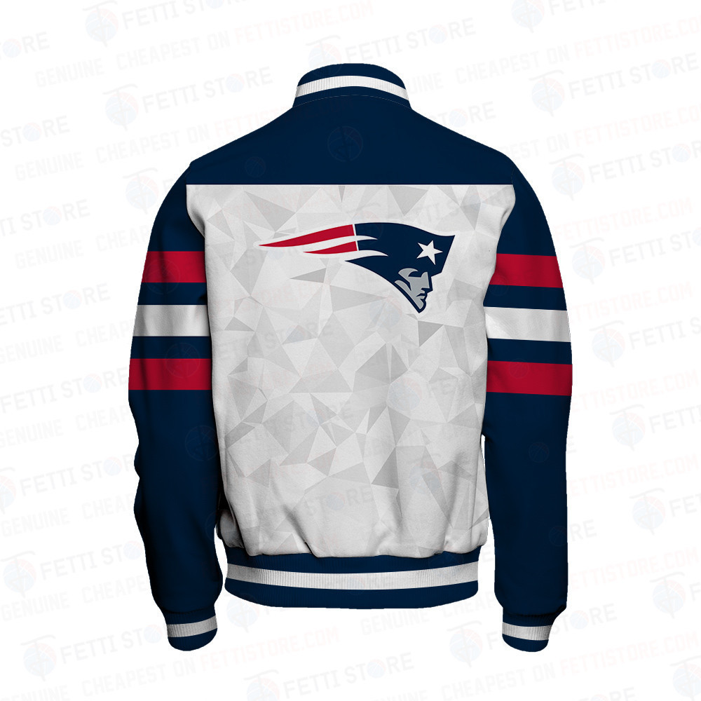 New England Patriots Starter Thursday Night Gridiron Raglan Unisex Varsity Jacket V6 - Famjoys New England Patriots Starter Thursday Night Gridiron Raglan Unisex Varsity Jacket V6 - Famjoys
