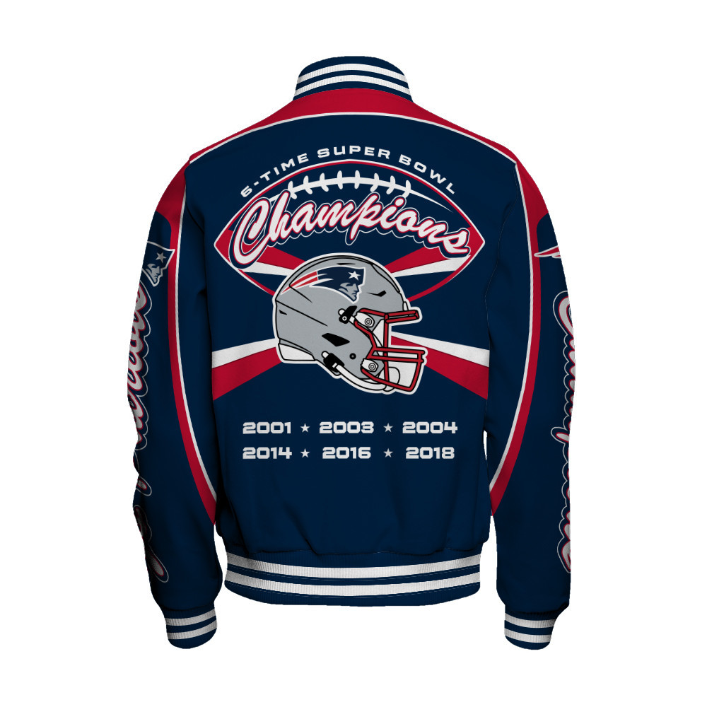 New England Patriots Super Bowl Champions We'll Always Be Together Varsity Jacket - Famjoys New England Patriots Super Bowl Champions We'll Always Be Together Varsity Jacket - Famjoys