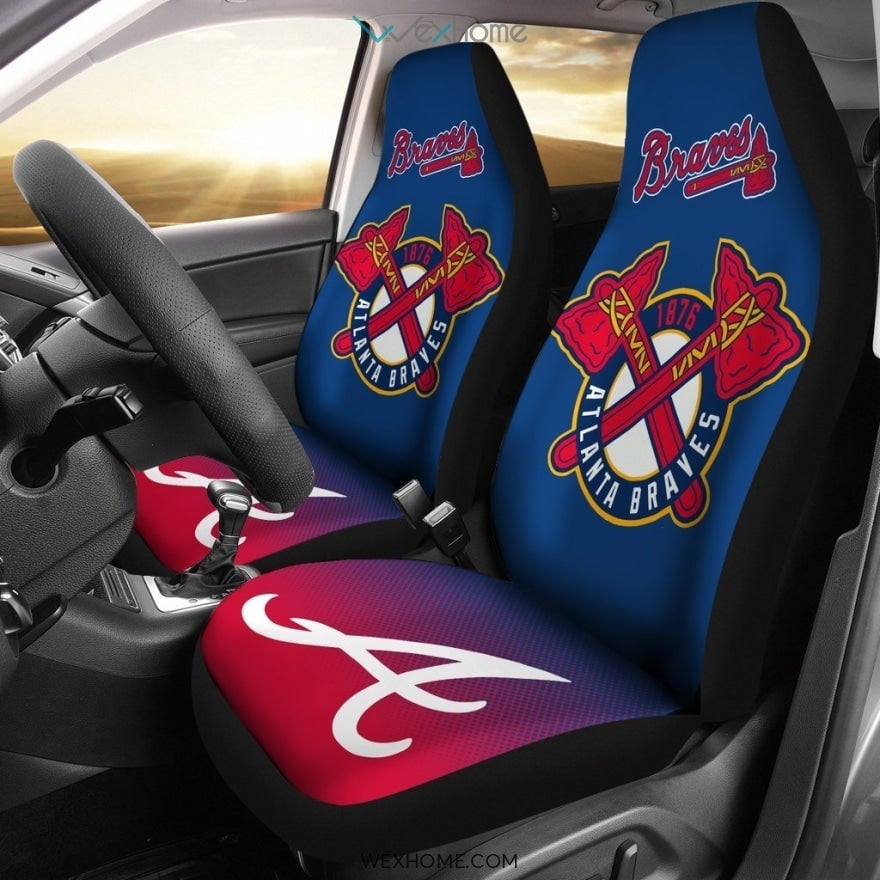 New Fashion Fantastic Atlanta Braves Car Seat Covers - Famjoys New Fashion Fantastic Atlanta Braves Car Seat Covers - Famjoys