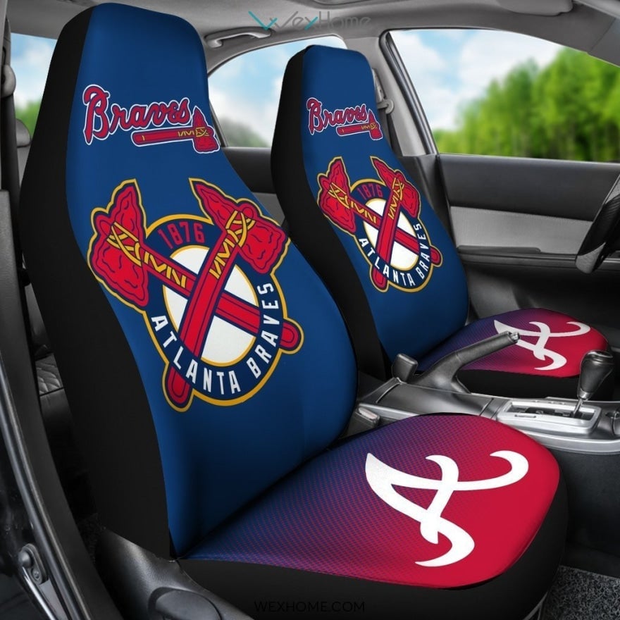 New Fashion Fantastic Atlanta Braves Car Seat Covers - Famjoys New Fashion Fantastic Atlanta Braves Car Seat Covers - Famjoys