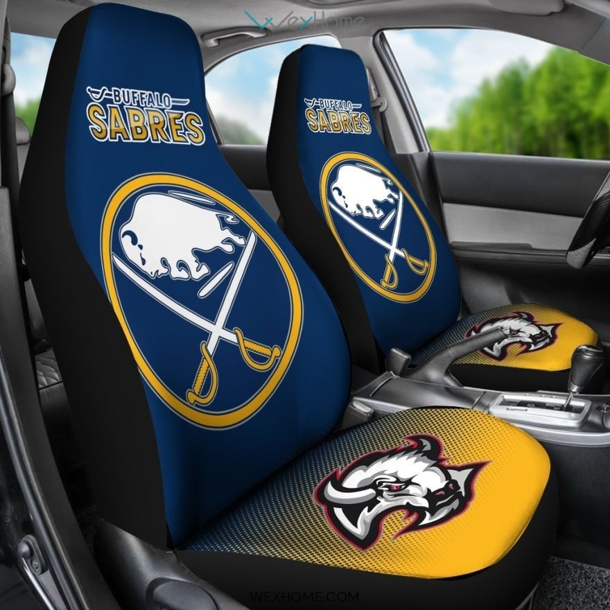 New Fashion Fantastic Buffalo Sabres Car Seat Covers - Famjoys New Fashion Fantastic Buffalo Sabres Car Seat Covers - Famjoys