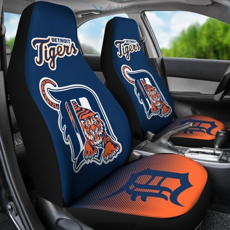 New Fashion Fantastic Detroit Tigers Car Seat Covers Unique Car Gift 2021 - Famjoys New Fashion Fantastic Detroit Tigers Car Seat Covers Unique Car Gift 2021 - Famjoys