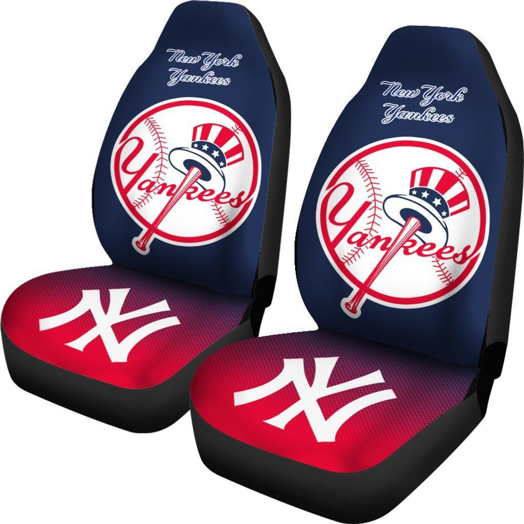 New Fashion Fantastic New York Yankees Car Seat Covers - Famjoys New Fashion Fantastic New York Yankees Car Seat Covers - Famjoys