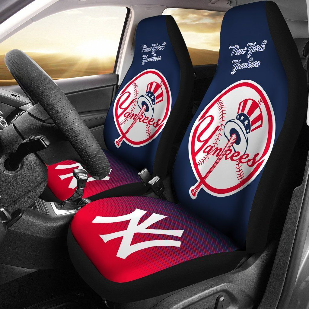 New Fashion Fantastic New York Yankees Car Seat Covers - Famjoys New Fashion Fantastic New York Yankees Car Seat Covers - Famjoys