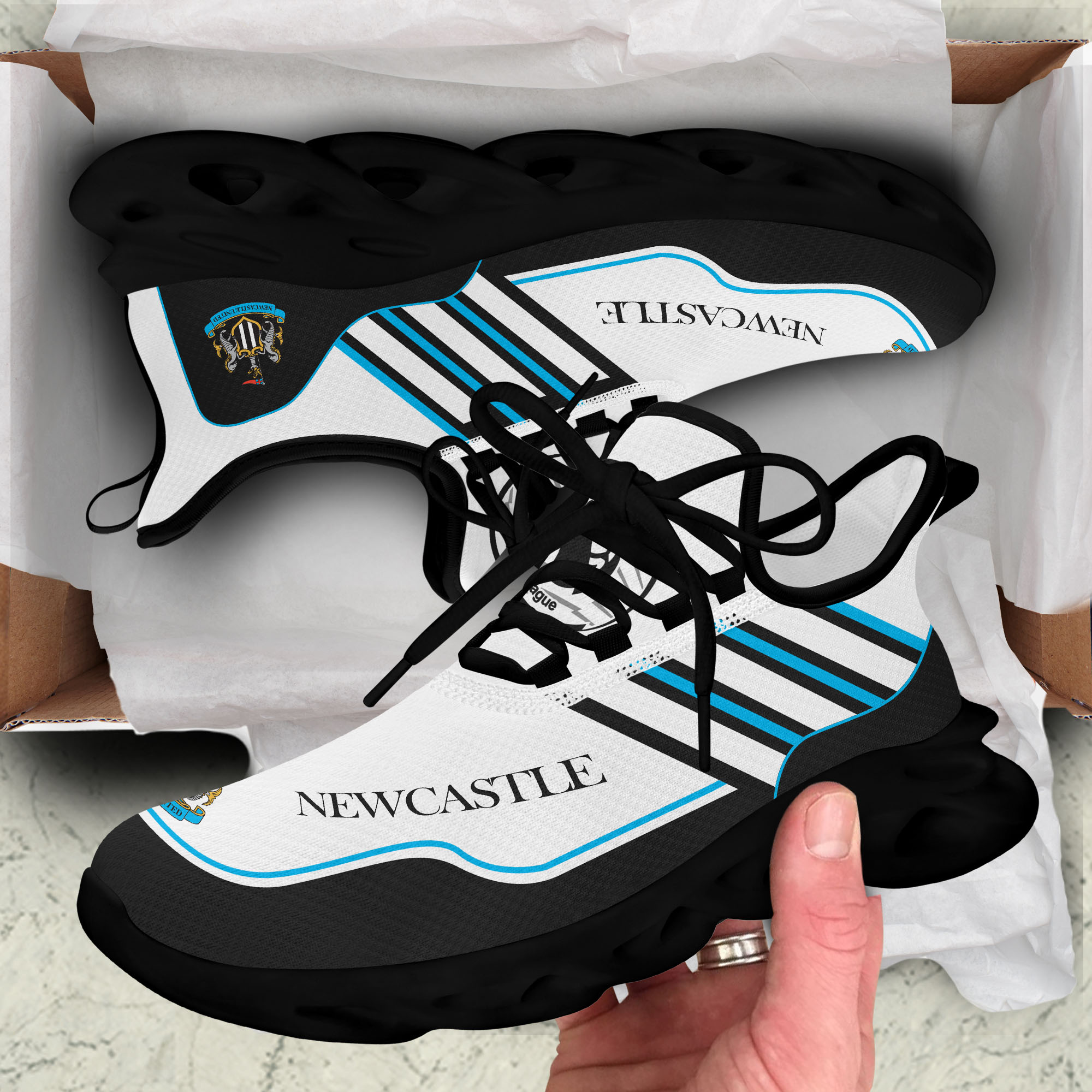 New Footbal Team Personalized Sneakers - Famjoys New Footbal Team Personalized Sneakers - Famjoys