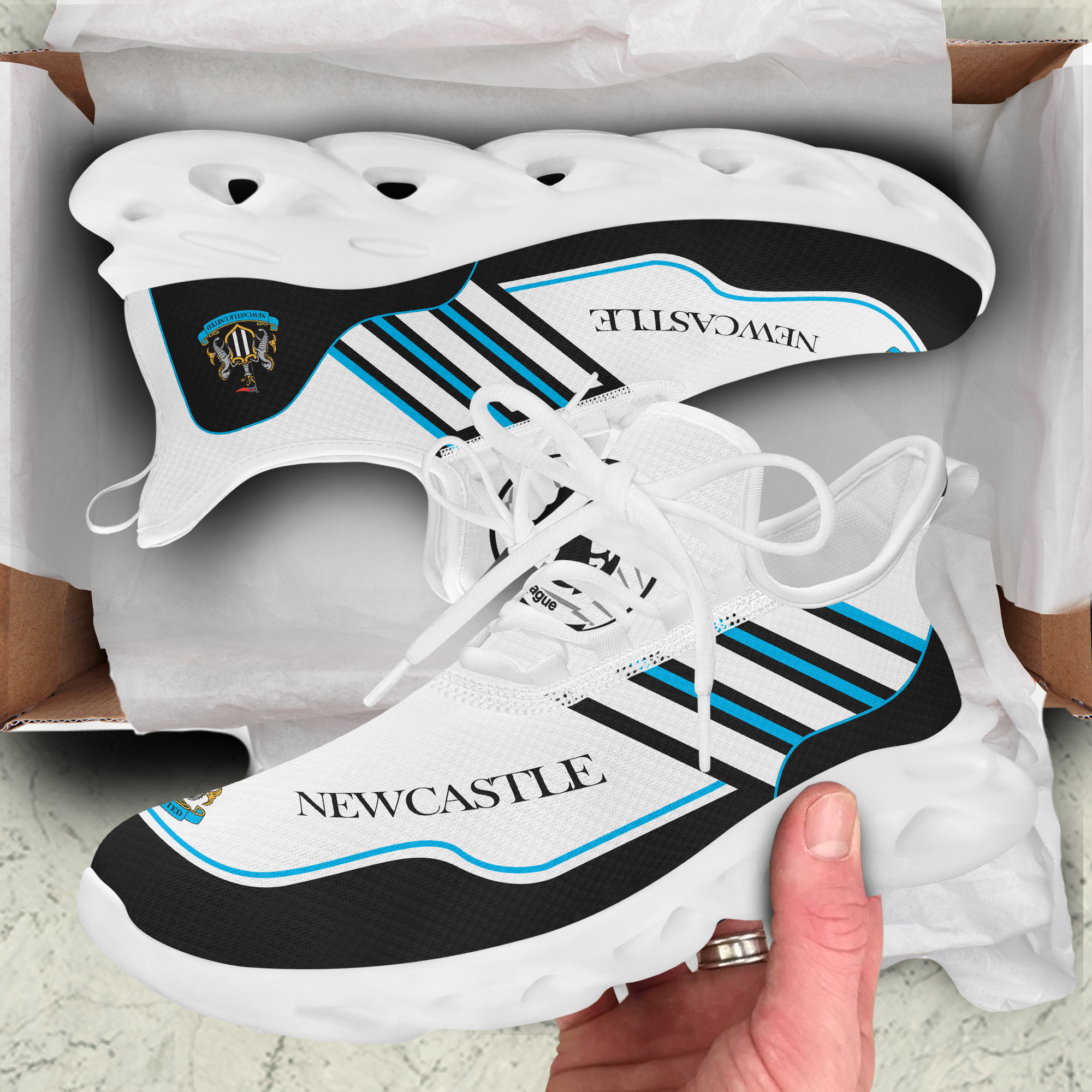 New Footbal Team Personalized Sneakers - Famjoys New Footbal Team Personalized Sneakers - Famjoys