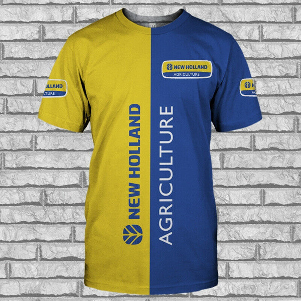 New Holland/Tractors Agriculture /Top Men'S T-Shirt 3D - Famjoys New Holland/Tractors Agriculture /Top Men'S T-Shirt 3D - Famjoys
