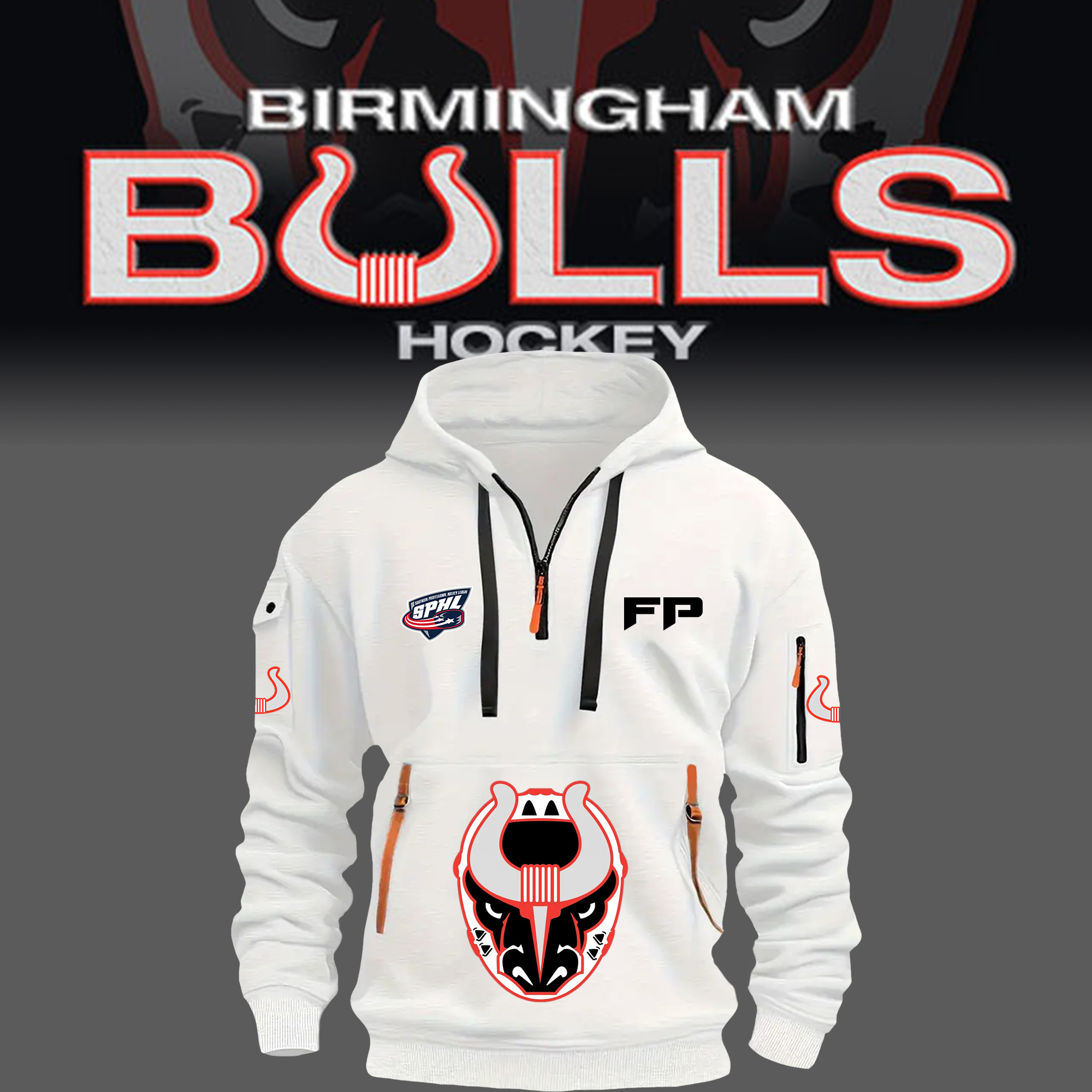 New Hoodie Birmingham Bulls 2024 - Famjoys New Hoodie Birmingham Bulls 2024 - Famjoys