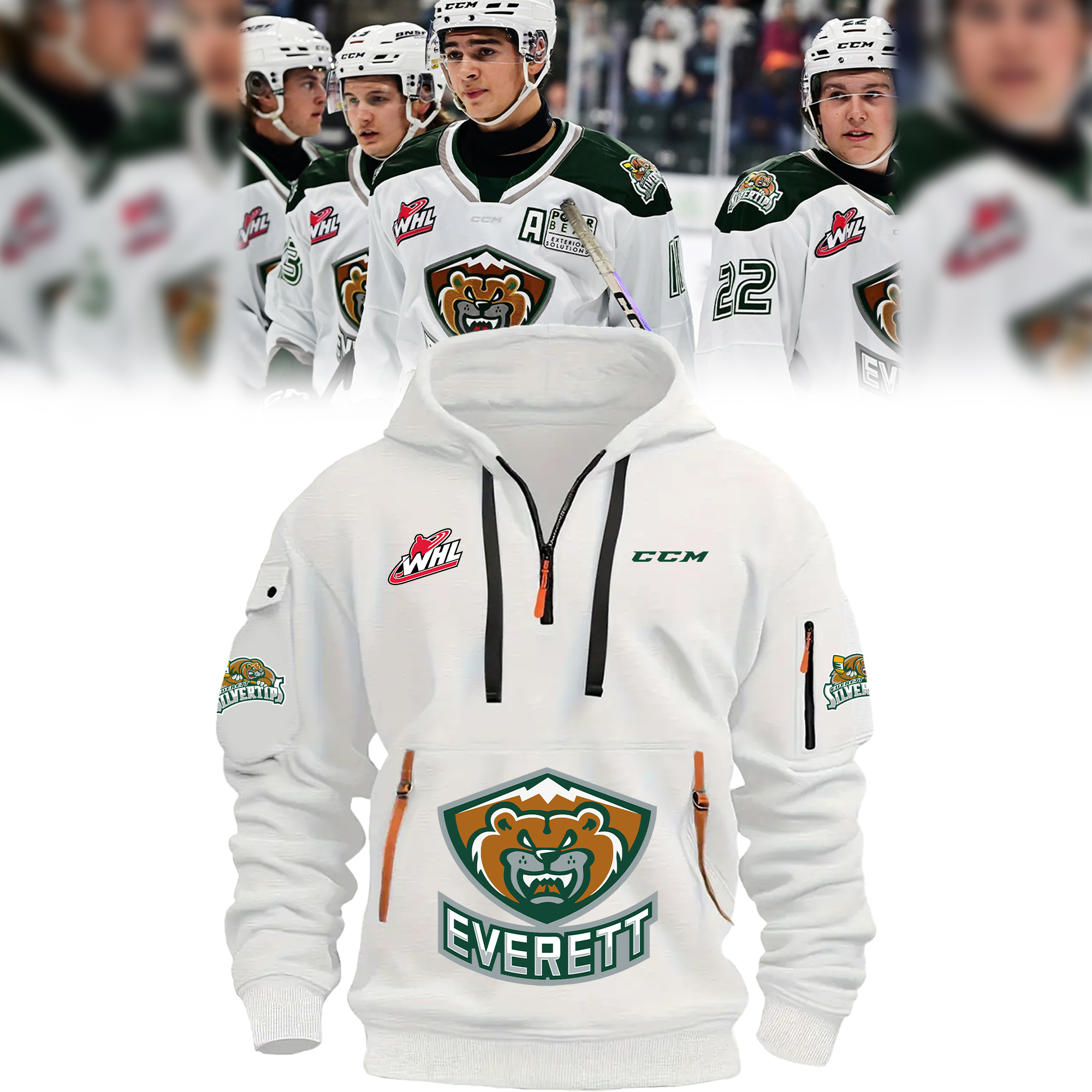 New Hoodie Everett Silvertips 2024 - Famjoys New Hoodie Everett Silvertips 2024 - Famjoys