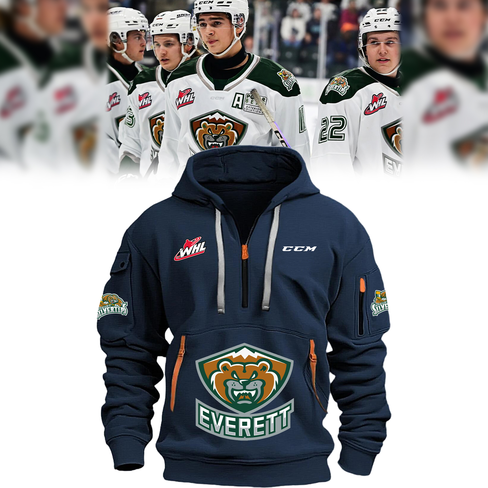New Hoodie Everett Silvertips 2024 - Famjoys New Hoodie Everett Silvertips 2024 - Famjoys