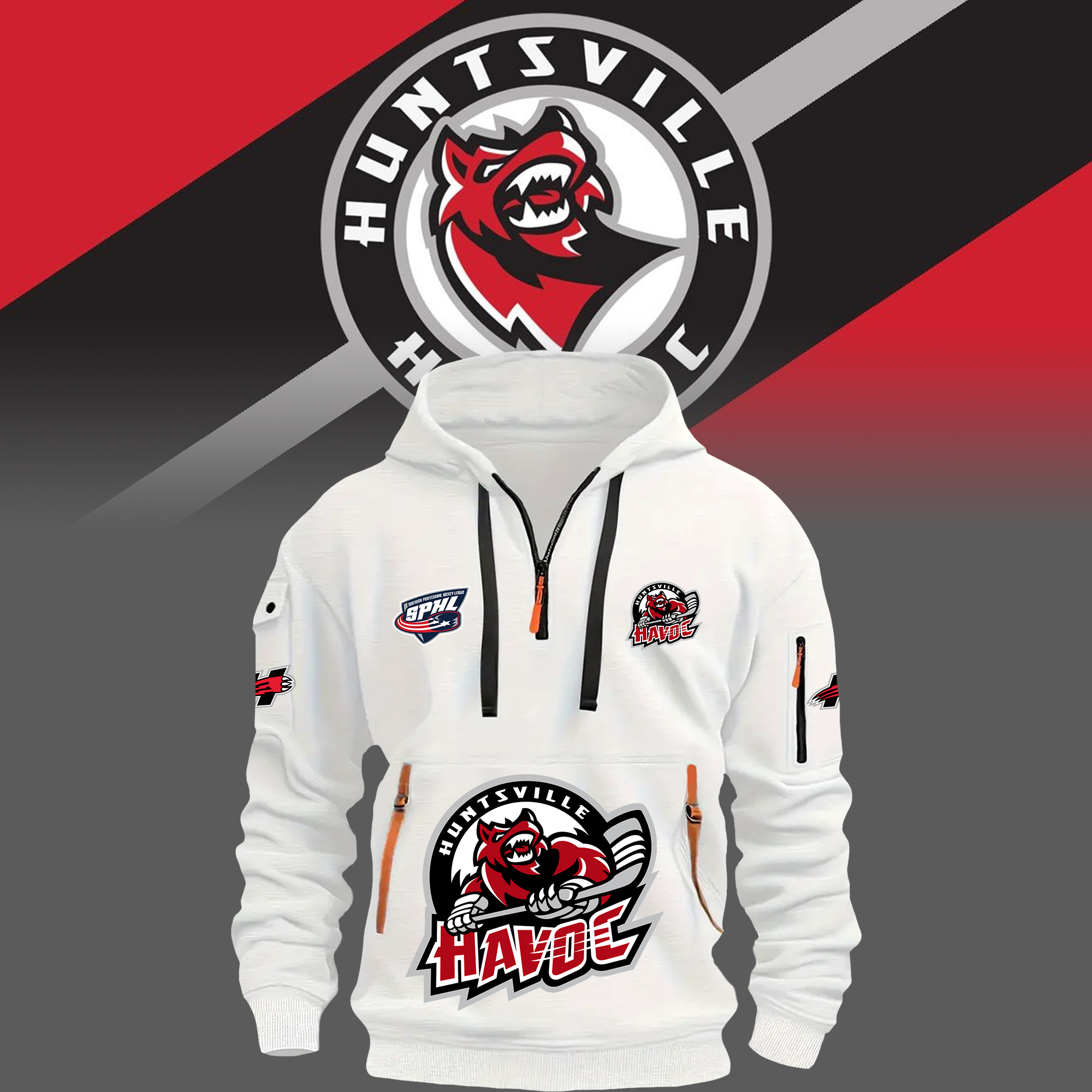 New Hoodie Huntsville Havoc 2025 - Famjoys New Hoodie Huntsville Havoc 2025 - Famjoys