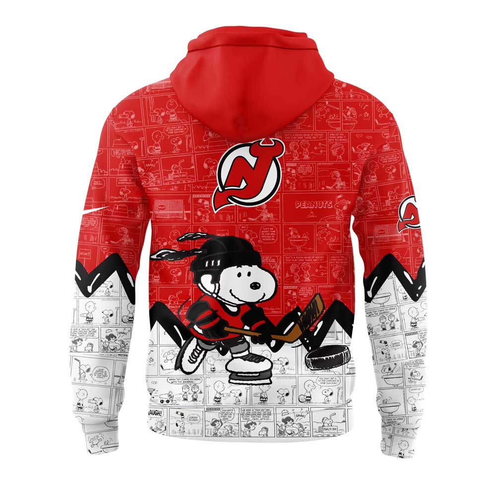 New Jersey Devils Anniversary of Hoodie - Famjoys New Jersey Devils Anniversary of Hoodie - Famjoys
