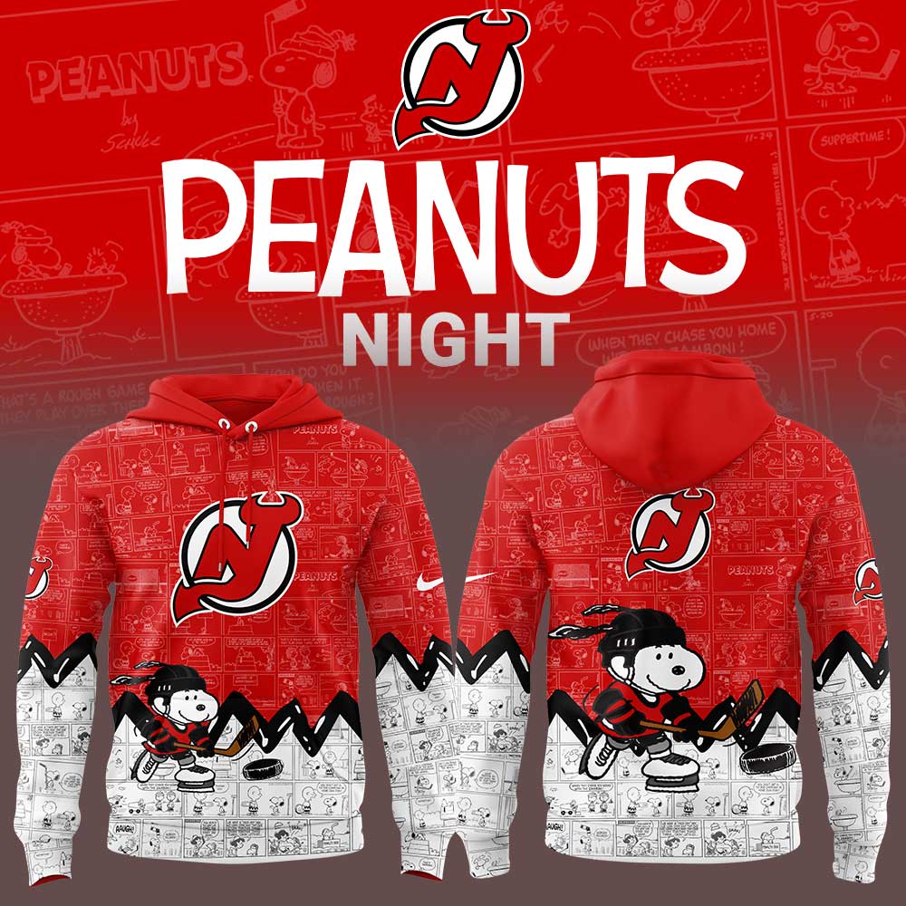 New Jersey Devils Anniversary of Hoodie - Famjoys New Jersey Devils Anniversary of Hoodie - Famjoys