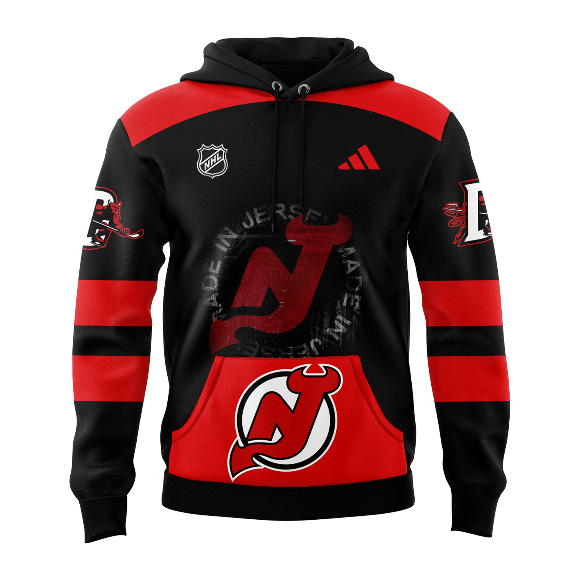 New Jersey Devils Made Hoodie - Famjoys New Jersey Devils Made Hoodie - Famjoys