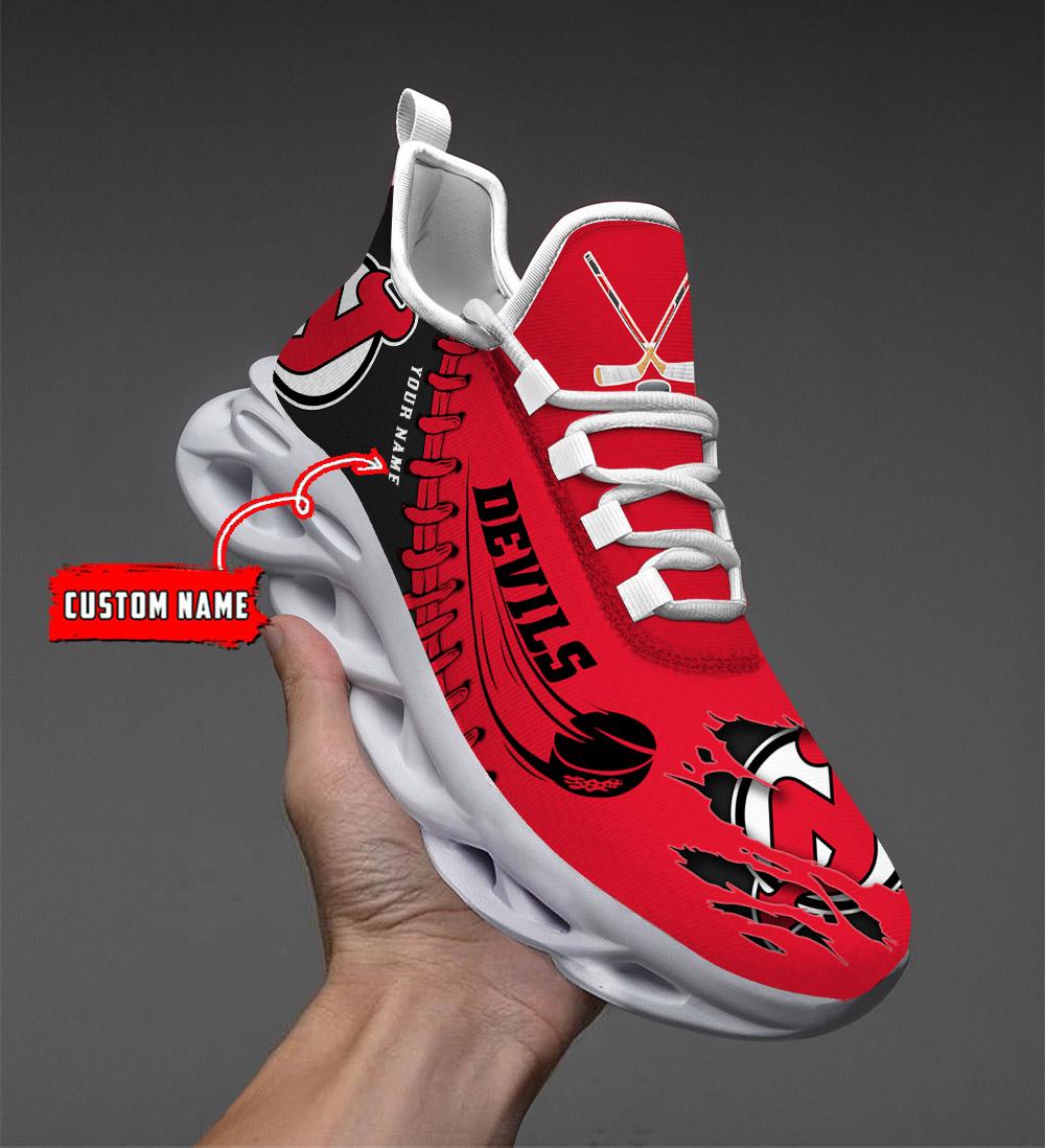 New Jersey Devils Max Soul Sneakers - Famjoys New Jersey Devils Max Soul Sneakers - Famjoys