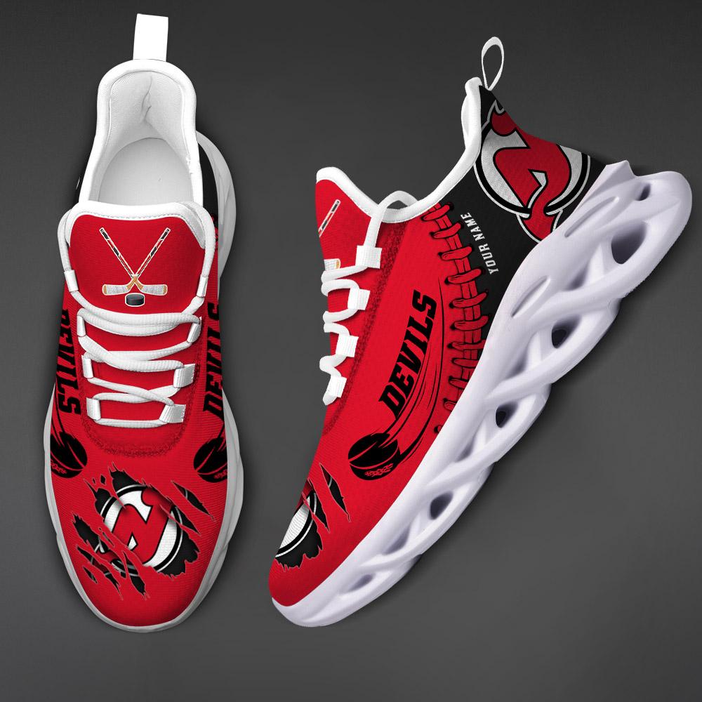 New Jersey Devils Max Soul Sneakers - Famjoys New Jersey Devils Max Soul Sneakers - Famjoys