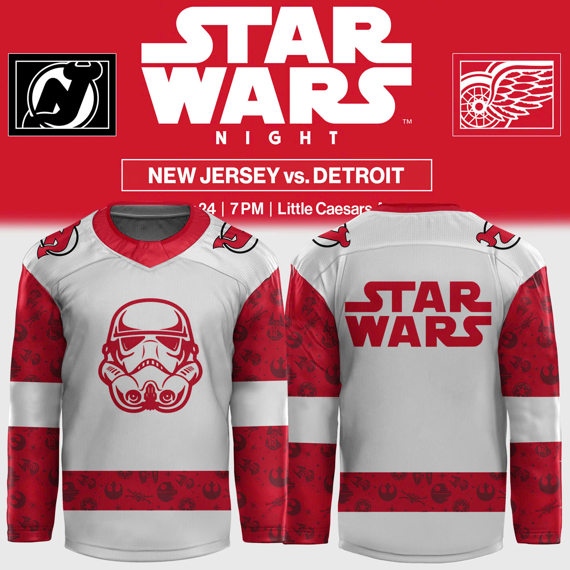 New Jersey Devils x Star Wars Night jersey - Famjoys New Jersey Devils x Star Wars Night jersey - Famjoys