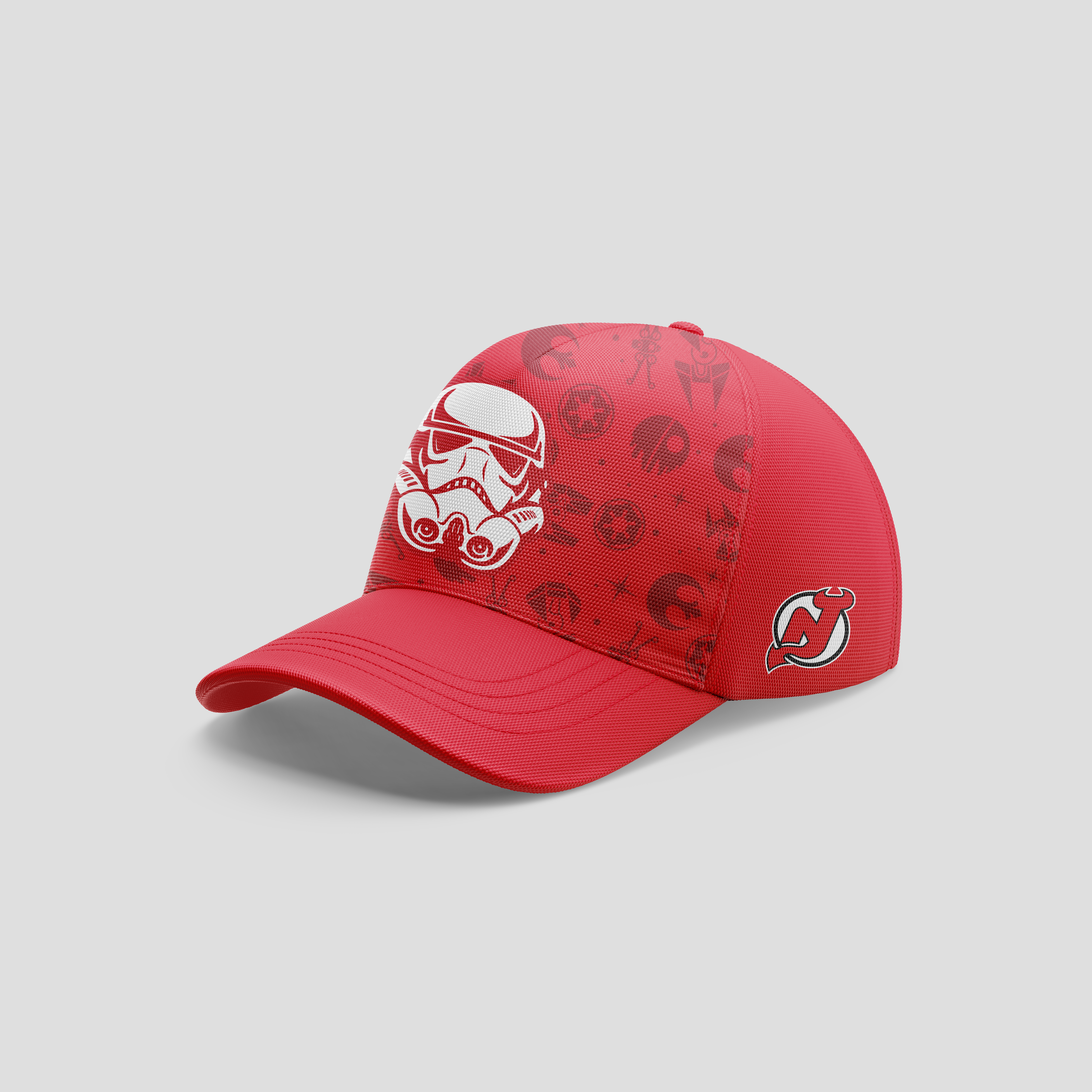New Jersey Devils x Star Wars Night Lace Up Hoodie - Famjoys New Jersey Devils x Star Wars Night Lace Up Hoodie - Famjoys